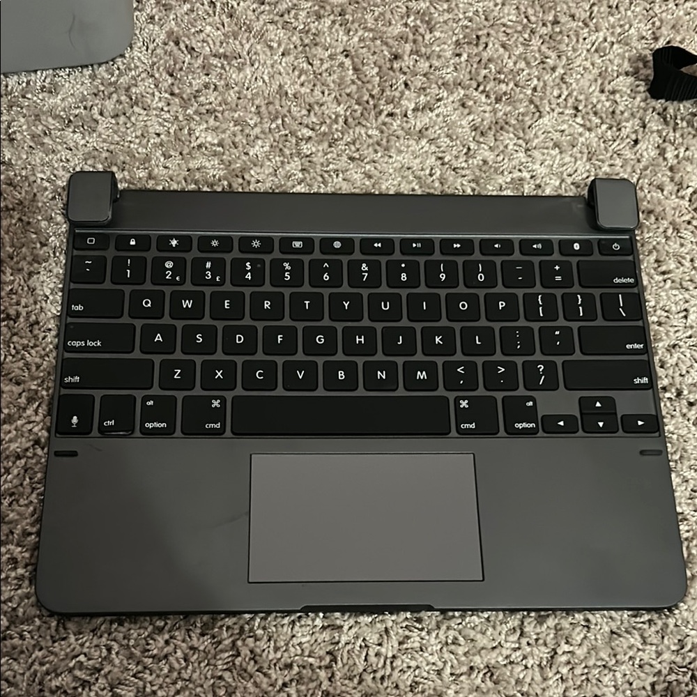 Sleek Black Tablet Keyboard Case